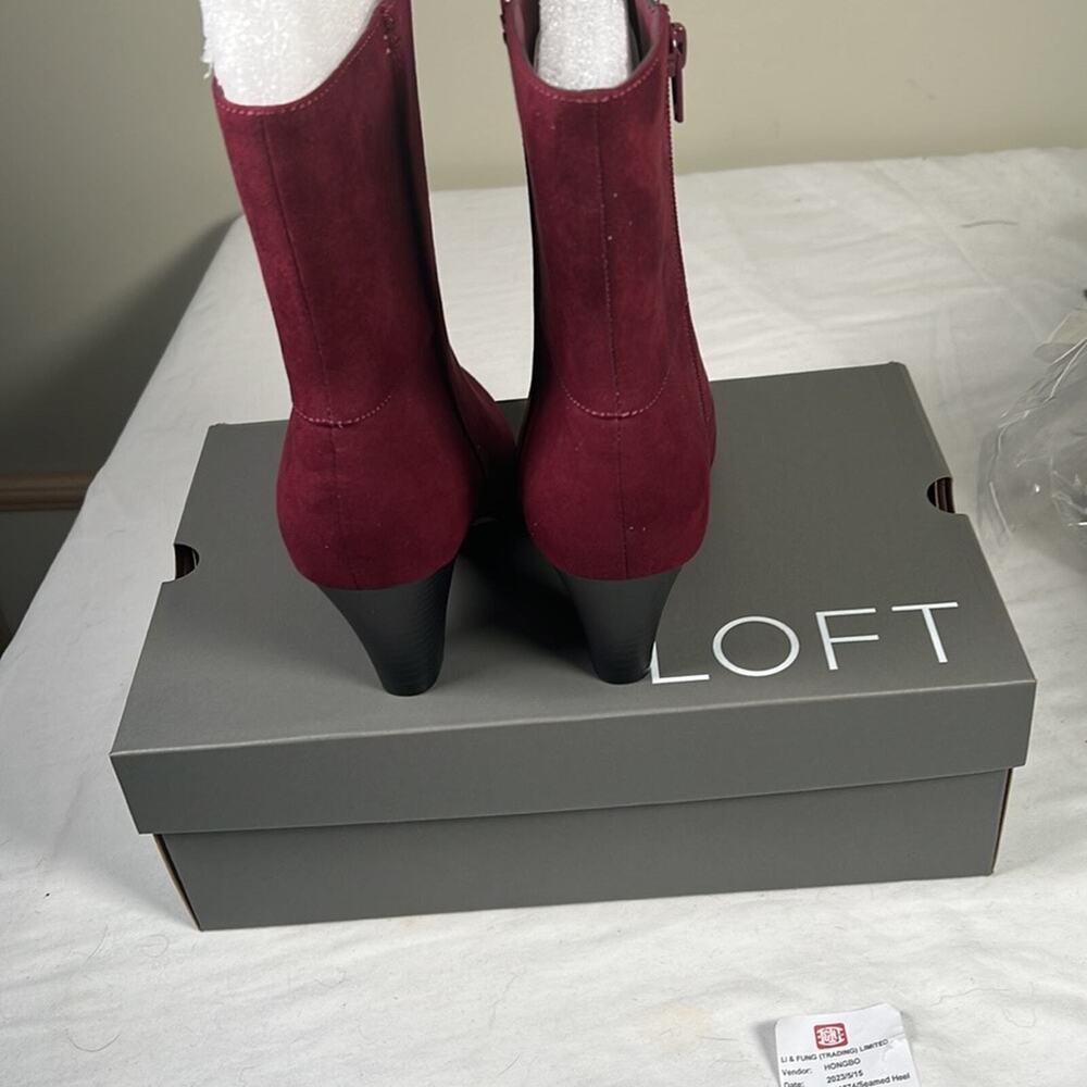 NEW Ann Taylor Loft bottie-Missy ankle boot 6 - Picture 6 of 8